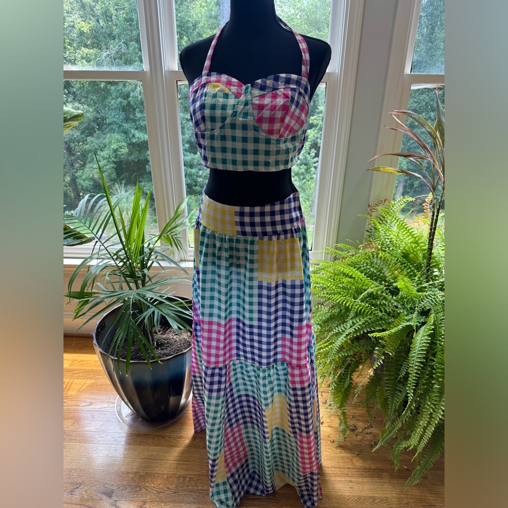 Colorful 2-piece Skirt set